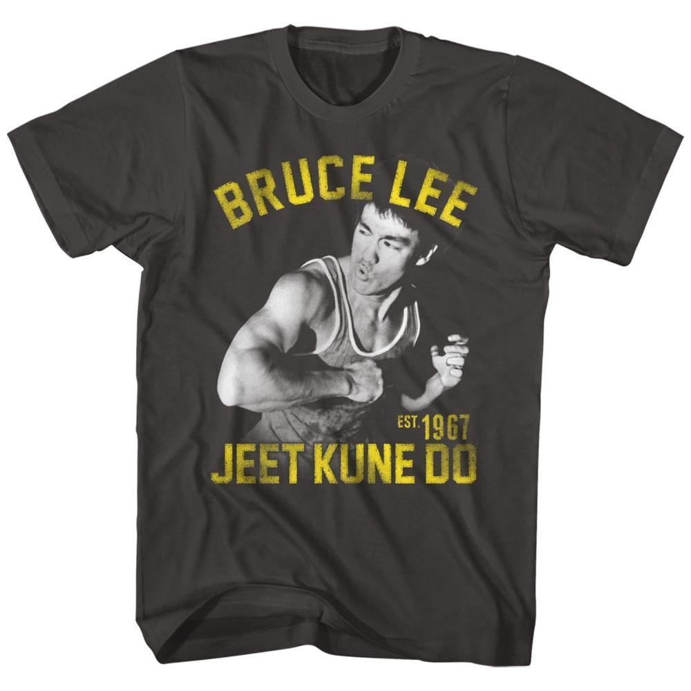 Bruce Lee Action Bruce Smoke Adult T-Shirt